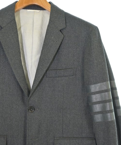 THOM BROWNE（トムブラウン）テーラードジャケット グレー サイズ:0(XS位) メンズ/2200683441062
