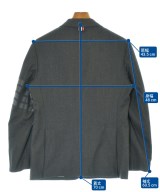 THOM BROWNE（トムブラウン）テーラードジャケット グレー サイズ:0(XS位) メンズ/2200683441062