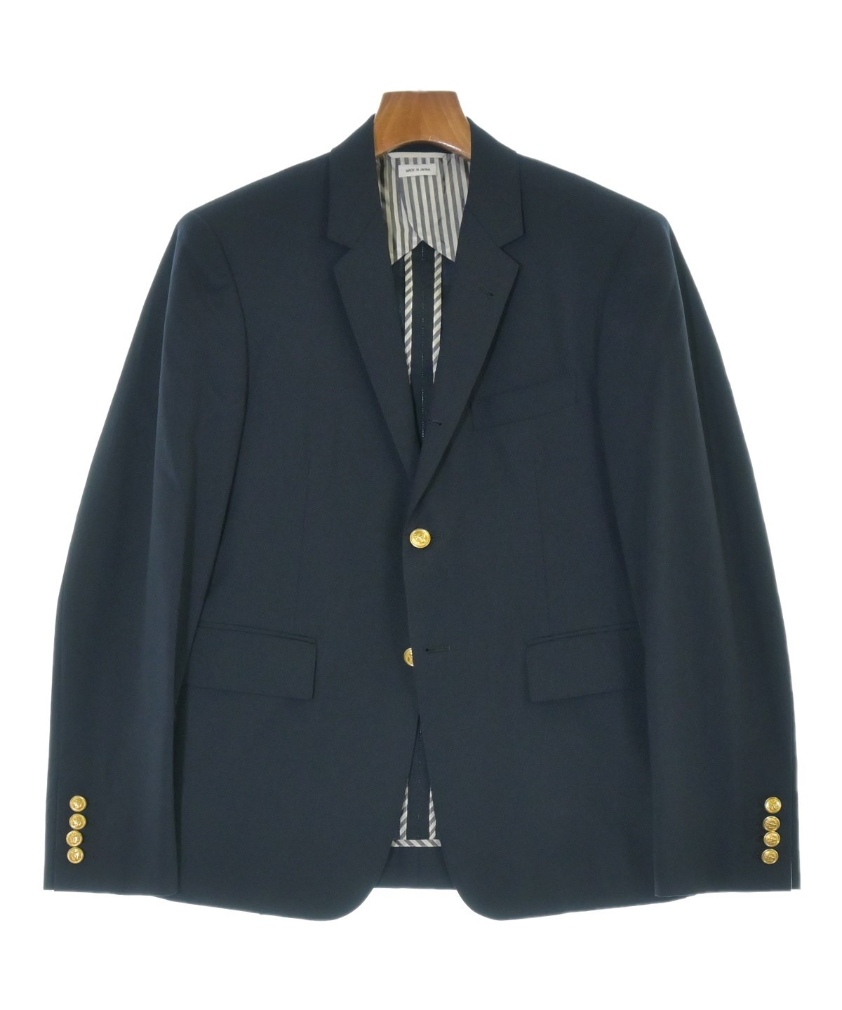 THOM BROWNE（トムブラウン）テーラードジャケット 紺 サイズ:1(S位