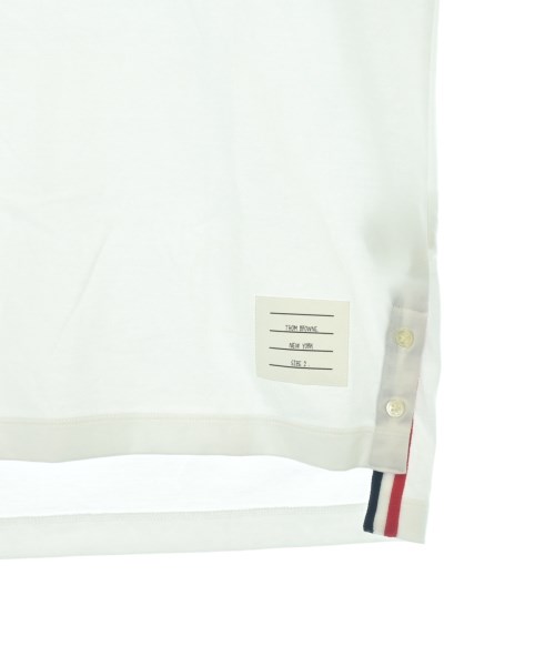 THOM BROWNE（トムブラウン）Tシャツ・カットソー 白 サイズ:2(M位) メンズ/2200690349146