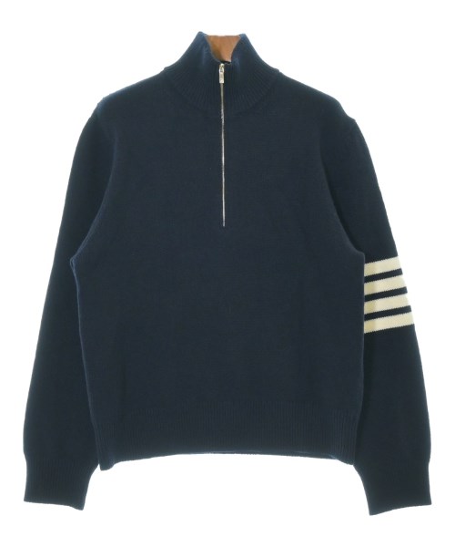 THOM BROWNE(トムブラウン)ニット・セーター 紺 サイズ:4(XL位)/2200690514056