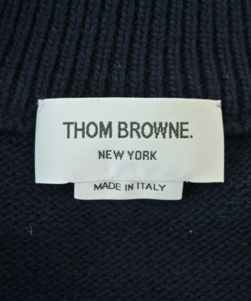 THOM BROWNE（トムブラウン）ニット・セーター 紺 サイズ:4(XL位) メンズ/2200690514056