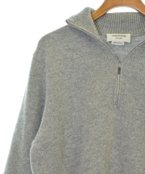 THOM BROWNE（トムブラウン）ニット・セーター グレー サイズ:3(L位) メンズ/2200690514063