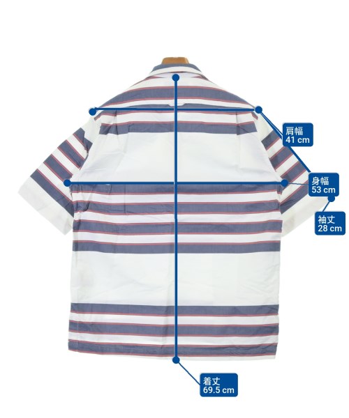 THOM BROWNE（トムブラウン）カジュアルシャツ 白 サイズ:2(M位) メンズ/2200686759010