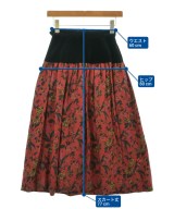 YVES SAINT LAURENT（イヴサンローラン）ロング・マキシ丈スカート 赤 サイズ:S レディース/2200636160033