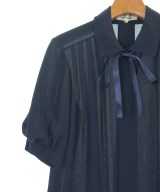 YVES SAINT LAURENT（イヴサンローラン）ブラウス 紺 サイズ:34(XXS位) レディース/2200633144234