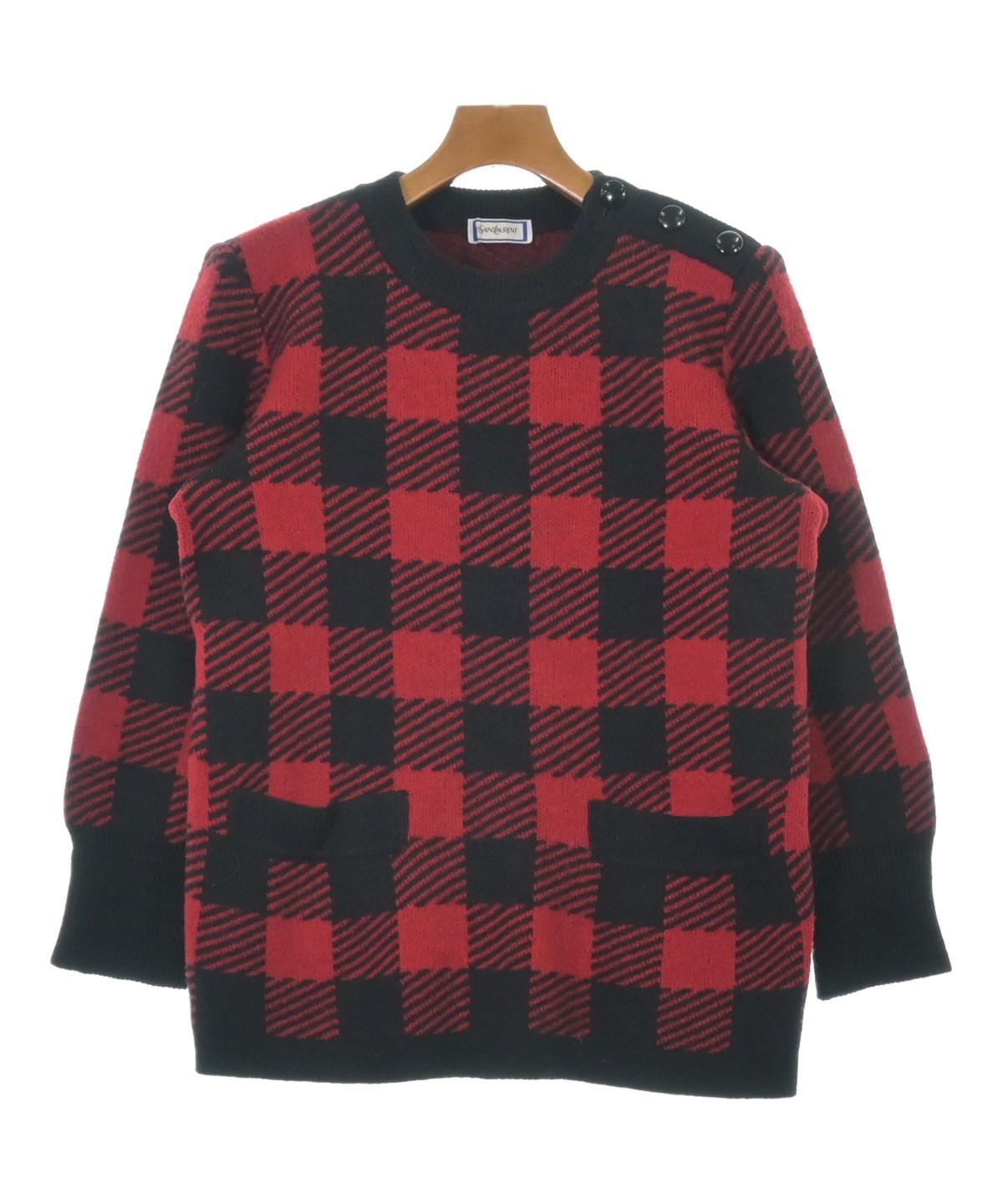 YVES SAINT LAURENT（イヴサンローラン）ニット・セーター 赤 サイズ