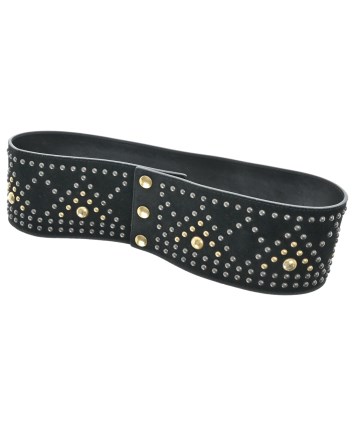 話題の行列 YVES SAINT LAURENT（イヴサンローラン）ベルト 黒 サイズ レディースウェア
