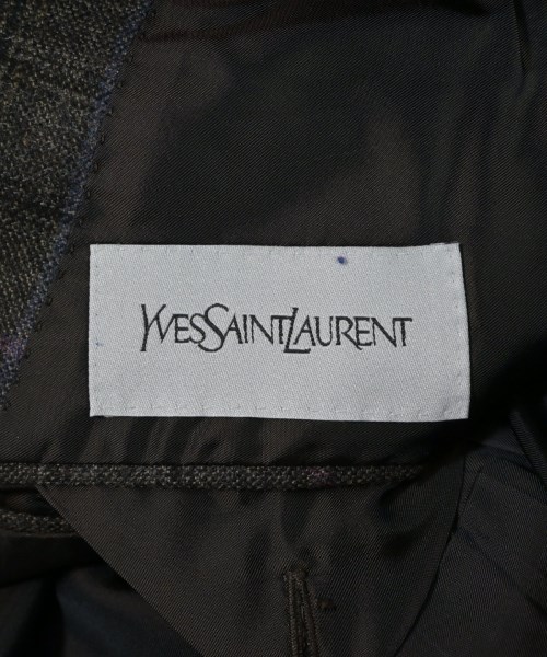 YVES SAINT LAURENT（イヴサンローラン）カジュアルジャケット 茶 サイズ:52(XXL位) メンズ/2200608640013