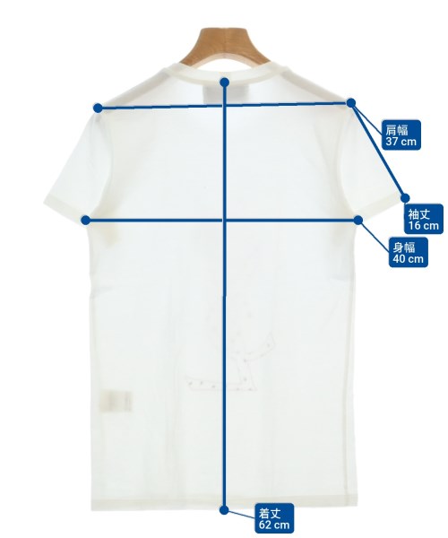 YVES SAINT LAURENT（イヴサンローラン）Tシャツ・カットソー 白 サイズ:38(S位) レディース/2200615975092