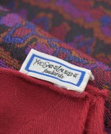 YVES SAINT LAURENT（イヴサンローラン）ストール 赤 サイズ:- レディース/2200611023124