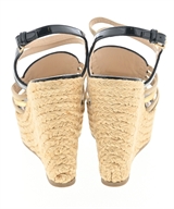 YVES SAINT LAURENT（イヴサンローラン）サンダル 黒 サイズ:EU37 1/2(24cm位) レディース/2200609650028
