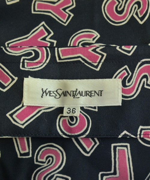 YVES SAINT LAURENT（イヴサンローラン）ブラウス 紺 サイズ:36(XS位) レディース/2200677087085
