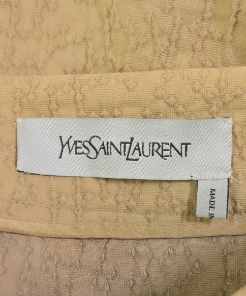 YVES SAINT LAURENT（イヴサンローラン）ひざ丈スカート ベージュ サイズ:-(S位) レディース/2200694321056