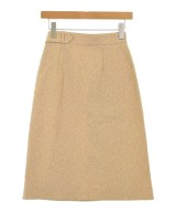 YVES SAINT LAURENT（イヴサンローラン）ひざ丈スカート ベージュ サイズ:-(S位) レディース/2200694321056
