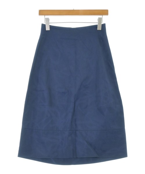 YVES SAINT LAURENT(イヴサンローラン)ひざ丈スカート 紺 サイズ:36(XS位)/2200657613044