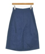 YVES SAINT LAURENT（イヴサンローラン）ひざ丈スカート 紺 サイズ:36(XS位) レディース/2200657613044