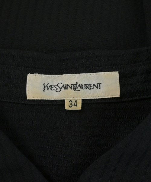 YVES SAINT LAURENT（イヴサンローラン）ブラウス 黒 サイズ:34(XS位) レディース/2200714747095