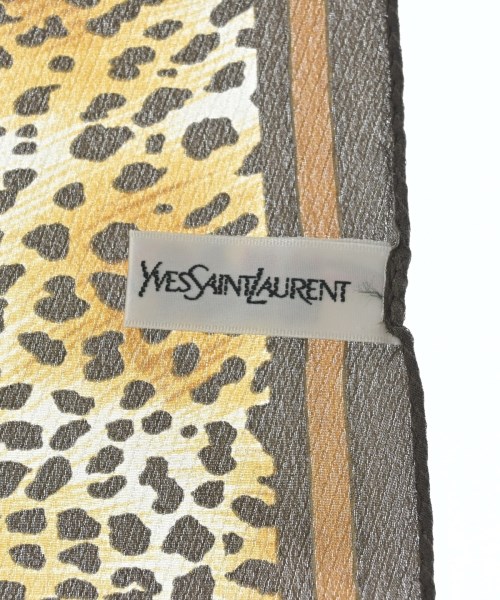 YVES SAINT LAURENT（イヴサンローラン）バンダナ・スカーフ 茶 サイズ:- レディース/2200717895625