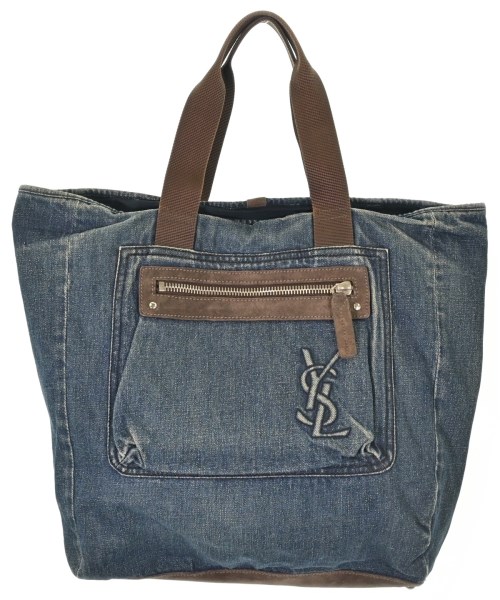 YVES SAINT LAURENT(イヴサンローラン)トートバッグ 紺 サイズ:-/2200649302130