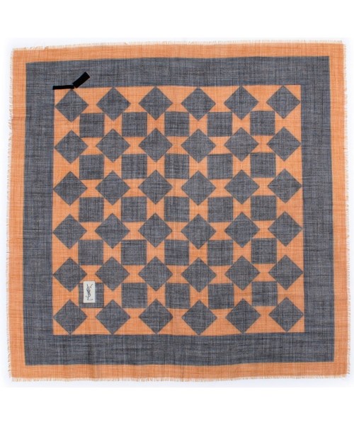 YVES SAINT LAURENT(イヴサンローラン)バンダナ・スカーフ オレンジ サイズ:-/2200639466057