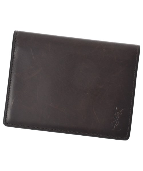 YVES SAINT LAURENT(イヴサンローラン)カードケース 茶 サイズ:-/2200651509053