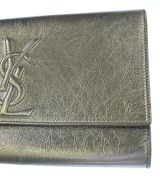 YVES SAINT LAURENT（イヴサンローラン）クラッチバッグ シルバー サイズ:- レディース/2200699316316