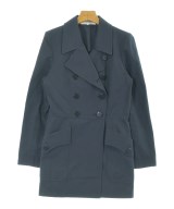YVES SAINT LAURENT（イヴサンローラン）ステンカラーコート 紺 サイズ:36(XS位) レディース/2200660176017