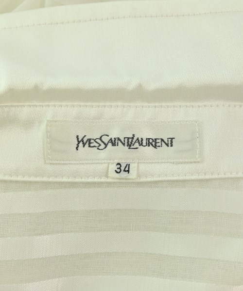 YVES SAINT LAURENT（イヴサンローラン）ブラウス 白 サイズ:34(XXS位) レディース/2200664711054