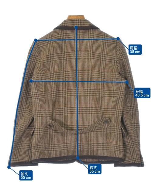 YVES SAINT LAURENT（イヴサンローラン）ジャケット 茶 サイズ:S レディース/2200668359023