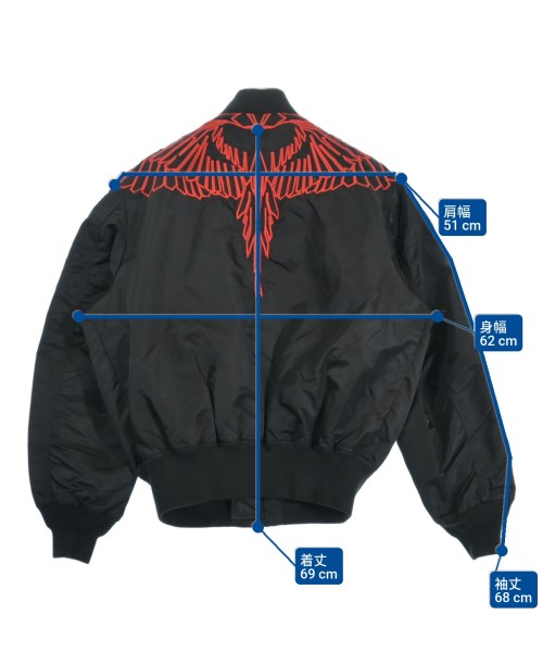 MARCELO BURLON（マルセロバーロン）ブルゾン 黒 サイズ:L メンズ/2200638597011