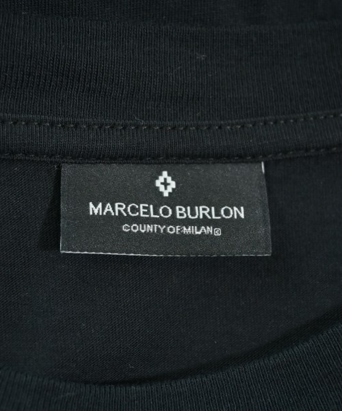 MARCELO BURLON（マルセロバーロン）Tシャツ・カットソー 黒 サイズ:L メンズ/2200627521645