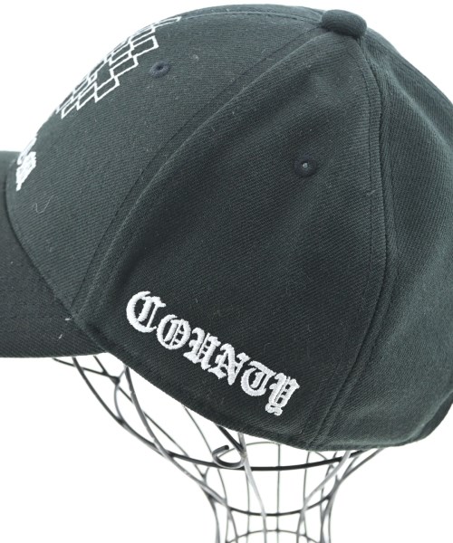 MARCELO BURLON（マルセロバーロン）キャップ 黒 サイズ:ONE メンズ/2200641800825