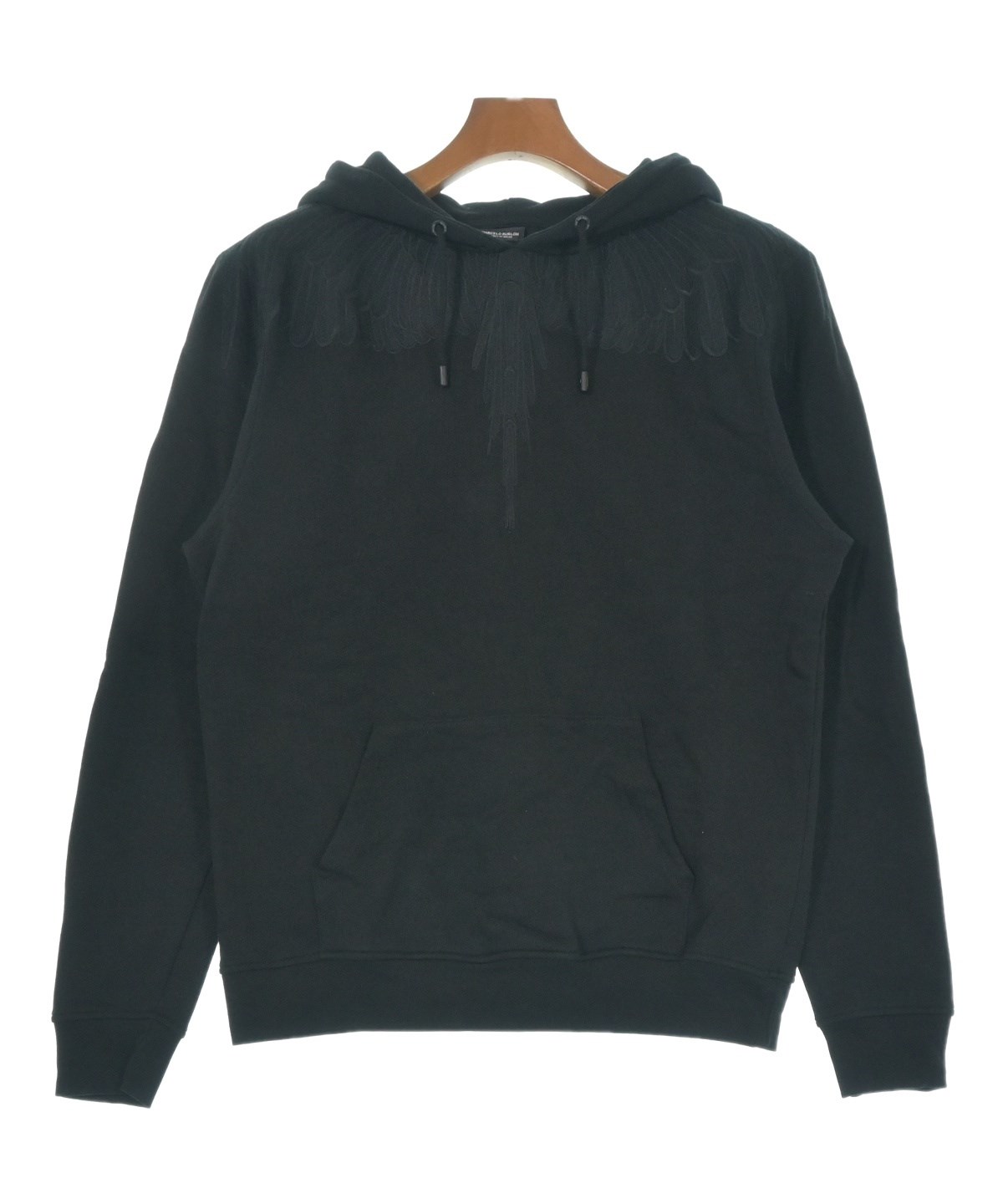 MARCELO BURLON（マルセロバーロン）パーカー 黒 サイズ:S メンズ