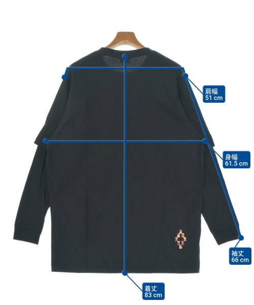 MARCELO BURLON（マルセロバーロン）Tシャツ・カットソー 黒 サイズ:S メンズ/2200632927999