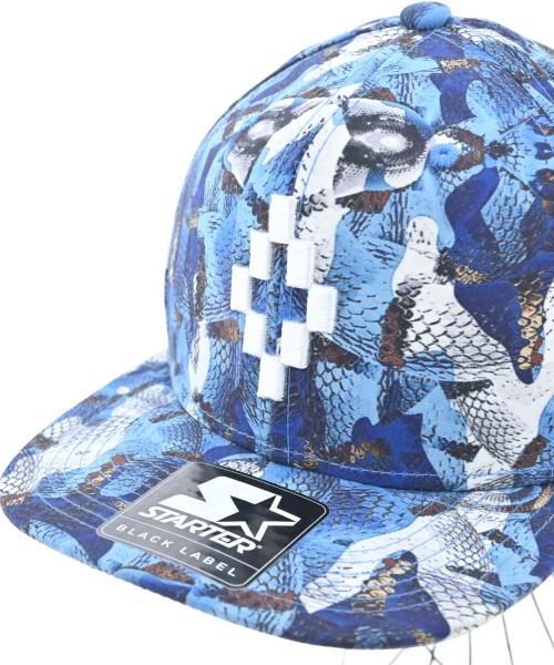 MARCELO BURLON（マルセロバーロン）キャップ 青 サイズ:- メンズ/2200643573567