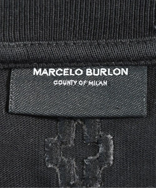 MARCELO BURLON（マルセロバーロン）Tシャツ・カットソー 黒 サイズ:M メンズ/2200612527393