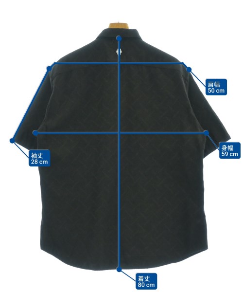 MARCELO BURLON（マルセロバーロン）カジュアルシャツ 黒 サイズ:M メンズ/2200625545056
