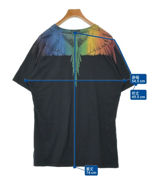 MARCELO BURLON（マルセロバーロン）Tシャツ・カットソー 黒 サイズ:M メンズ/2200616768075