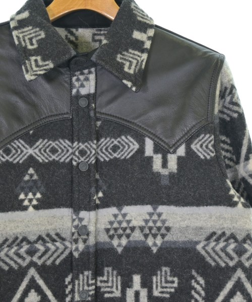 MARCELO BURLON（マルセロバーロン）カジュアルシャツ 黒 サイズ:S メンズ/2200697058195