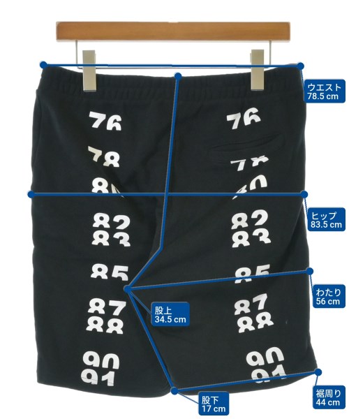 MARCELO BURLON（マルセロバーロン）ショートパンツ 黒 サイズ:S メンズ/2200657132989