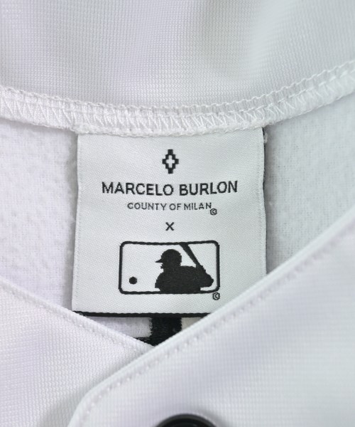 MARCELO BURLON（マルセロバーロン）カジュアルシャツ 白 サイズ:XL メンズ/2200716818076