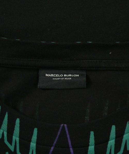 MARCELO BURLON（マルセロバーロン）Tシャツ・カットソー 黒 サイズ:M メンズ/2200665656521