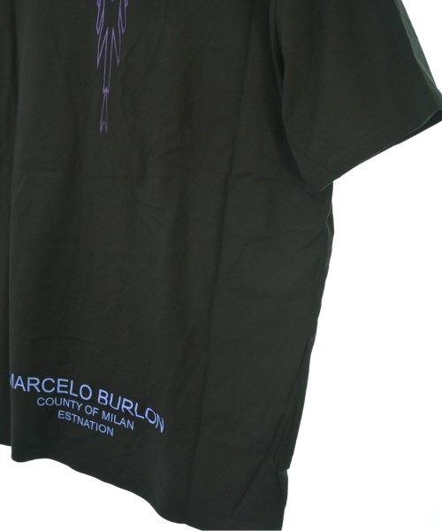 MARCELO BURLON（マルセロバーロン）Tシャツ・カットソー 黒 サイズ:M メンズ/2200665656521
