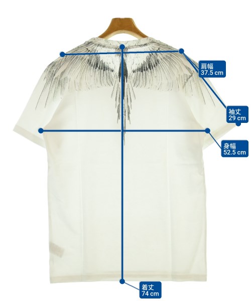 MARCELO BURLON（マルセロバーロン）Tシャツ・カットソー 白 サイズ:XS メンズ/2200665656545