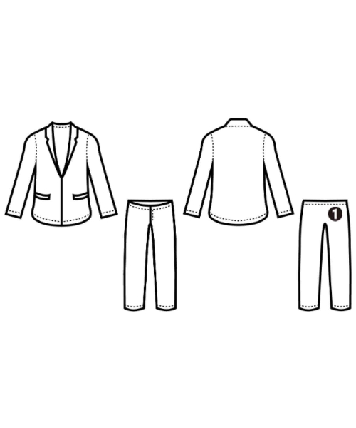 PIERRE BALMAIN（ピエールバルマン）ビジネス グレー サイズ:46/46(M位) メンズ/2200627114021