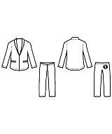 PIERRE BALMAIN（ピエールバルマン）ビジネス グレー サイズ:46/46(M位) メンズ/2200627114021