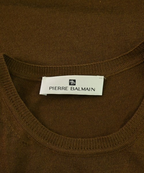 PIERRE BALMAIN（ピエールバルマン）ニット・セーター 茶 サイズ:50(XL位) メンズ/2200698247192