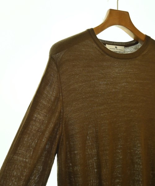 PIERRE BALMAIN（ピエールバルマン）ニット・セーター 茶 サイズ:50(XL位) メンズ/2200698247192