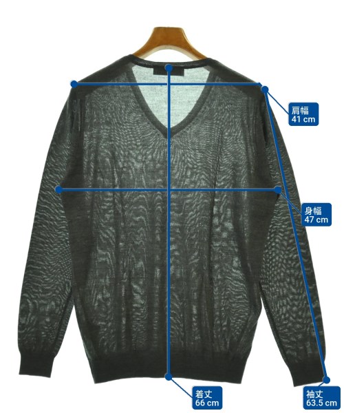 PIERRE BALMAIN（ピエールバルマン）ニット・セーター グレー サイズ:L メンズ/2200698247208